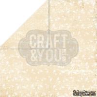 Лист скрапбумаги от Craft and You Design - My Wedding, 30х30 см, CP-MW01