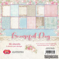 Набор односторонней скрапбумаги от от Craft&amp;You Design - BEAUTIFUL DAY, 15,2x 15,2 см, 36 шт - ScrapUA.com