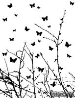 Резиновый штамп от Memory Box -  Butterfly Breeze - ScrapUA.com
