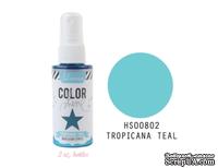 Краска - спрей от Heidi Swapp с перламутровым блеском - TROPC TEAL - COLOR SHINE SPRITZ, 50мл