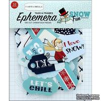 Высечки Carta Bella - Snow Fun - Ephemera Frame&amp;Tags - ScrapUA.com