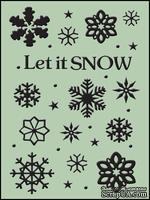 Папки для тиснения Crafts Too Embossing Folder - Let it Snow