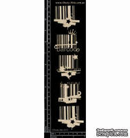 Чипборд от Dusty Attic - Bar Codes, 5 шт. - ScrapUA.com