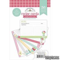 Набор бумаги Doodlebug Made With Love Recipe Cards, Карточки для рецептов, 10х15 см, 36 шт. - ScrapUA.com