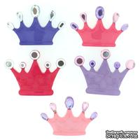 Набор декоративных пуговиц Dress It Up - Princess Crowns - ScrapUA.com