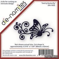 Лезвие Die-Namites - Swirly Butterfly