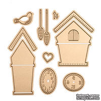 Ножи от Spellbinders - Cuckoo Clock Die Set - Small Die of the Month Club