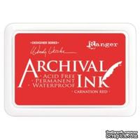 Архивные чернила Ranger - Archival Ink Pads - Carnation Red