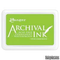 Архивные чернила Ranger - Archival Ink Pad - Vivid Chartreuse