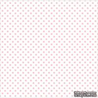 Лист веллума в розовый горошек от Echo Park Vellum Pack - Blush Bunny, 30х30 см, 30х30 см - ScrapUA.com