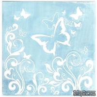 Папка для тиснения Nellie Snellen - Embossing Folder - Butterfly Swirl