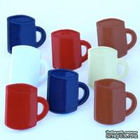 Набор брадсов Eyelet Outlet - Coffee Mug Brads, 12 штук - ScrapUA.com