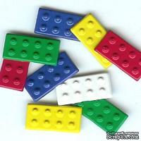 Набор брадсов Eyelet Outlet - Building Block Brads, 12 штук