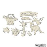 Набор чипбордов Dinosauria 10х15 см 680, цвет молочный, ТМ Фабрика Декора - ScrapUA.com