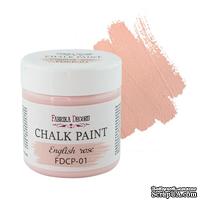 Крейдяна фарба Chalk Paint Англійська троянда 50ml, ТМ Фабрика Декору