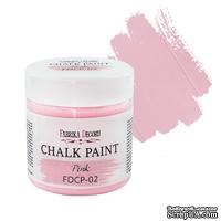 Крейдяна фарба Chalk Paint Рожева 50ml, ТМ Фабрика Декору