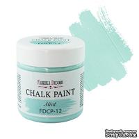 Крейдяна фарба Chalk Paint М''ята 50ml, ТМ Фабрика Декору