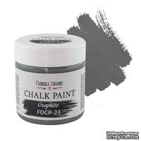 Крейдяна фарба Chalk Paint Графіт 50ml, ТМ Фабрика Декору