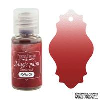 Сухая краска Magic paint - Фабрика Декора - Темно красный, 15мл - ScrapUA.com