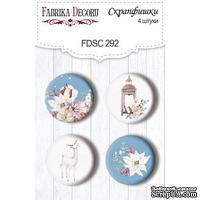 Набор скрапфишек Winter Love Story, TM Fabrika Decoru из 4 шт № 292 - ScrapUA.com