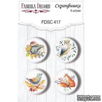 Набор скрапфишек 4шт Colors of Autumn  417, ТМ Фабрика Декора - ScrapUA.com