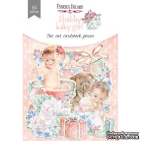 Набор высечек, коллекция Shabby baby girl redesign, 55шт, ТМ Фабрика Декору - ScrapUA.com