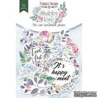 Набор высечек коллекция Shabby love 63 шт, ТМ Фабрика Декора - ScrapUA.com