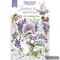 Набор высечек коллекция Journey to Provence 54 шт, ТМ Фабрика Декора - ScrapUA.com