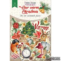 Набор высечек коллекция Our warm Christmas 53 шт, ТМ Фабрика Декора - ScrapUA.com