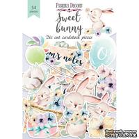 Набор высечек коллекция Sweet bunny 54 шт, ТМ Фабрика Декора - ScrapUA.com