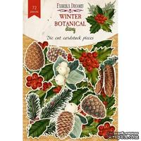 Набор высечек коллекция Winter botanical diary 72 шт, ТМ Фабрика Декора - ScrapUA.com