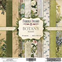 Набор бумаги 30,5х30,5 Botany summer, ТМ Фабрика Декору - ScrapUA.com