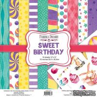 Набор скрапбумаги Sweet Birthday 30,5x30,5см, TM Fabrika Decoru - ScrapUA.com