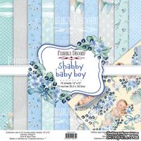 Набор скрапбумаги Shabby baby boy redesign 30,5x30,5см, ТМ Фабрика Декора - ScrapUA.com