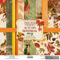 Набор скрапбумаги Autumn botanical diary 30,5x30,5 см 10 листов, ТМ Фабрика Декора. - ScrapUA.com