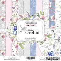 Набор скрапбумаги - Tender orchid, 20x20 см, Фабрика Декора - ScrapUA.com