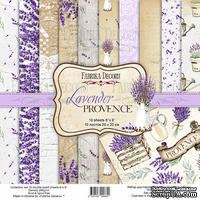 Набор скрапбумаги Lavender Provence 20x20см, ТМ Фабрика Декору - ScrapUA.com