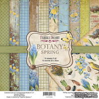 Набор скрапбумаги Botany Spring 20x20см, ТМ Фабрика Декору - ScrapUA.com