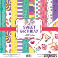 Набор скрапбумаги Sweet Birthday 20x20см, TM Fabrika Decoru - ScrapUA.com