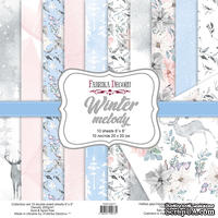 Набор скрапбумаги Winter melody 20x20см, ТМ Фабрика Декору - ScrapUA.com