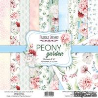 Набор скрапбумаги Peony garden 20x20 см, ТМ Фабрика Декора - ScrapUA.com