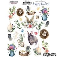 Набор наклеек (стикеров) 23 шт Happy Easter 109, ТМ Фабрика Декора - ScrapUA.com