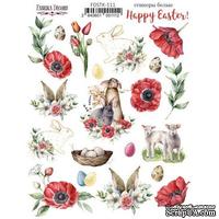 Набор наклеек (стикеров) Happy Easter 111, ТМ Фабрика Декора - ScrapUA.com