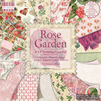 Набор бумаги для скрапбукинга First Edition - Rose Garden, 16 листов, размер 20х20 см