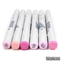 Набор алкогольных маркеров от First Edition - Twin Markers - Pinks, розовые, 6 шт.