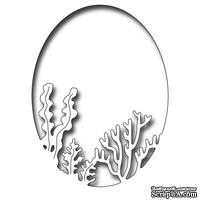 Лезвие Frantic Stamper Precision Die - Coral And Seaweed Oval 