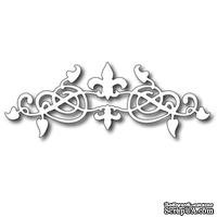 Лезвие Frantic Stamper - Cutting Die - Fleur De Lis Scroll Die