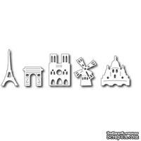 Лезвие Frantic Stamper - Precision Die - Paris Icons - Париж, символы