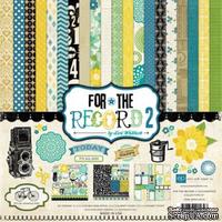 Набор бумаги от Echo Park "Documented Collection Kit - For the Record 2", 30x30, 12 листов