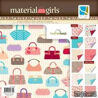 Набор скрапбумаги GCD Studios - Material Girl - 12 двусторонних листов, размер: 30x30 см